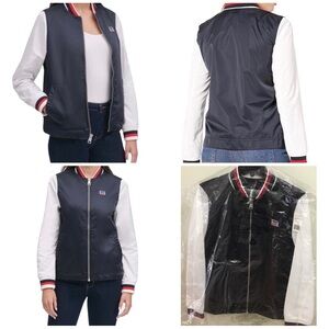 🪻 NWT Levi’s Bomber Jacket Navy/White M